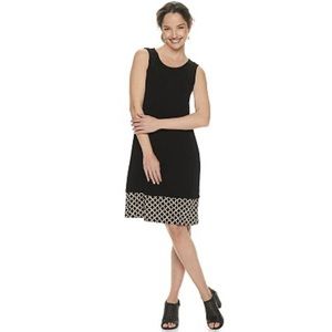 NWT Dana Buchman Travel Anywhere black dress size M